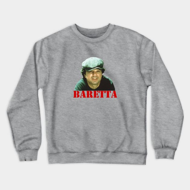 Baretta - Robert Blake - 70s Cop Show Crewneck Sweatshirt by wildzerouk